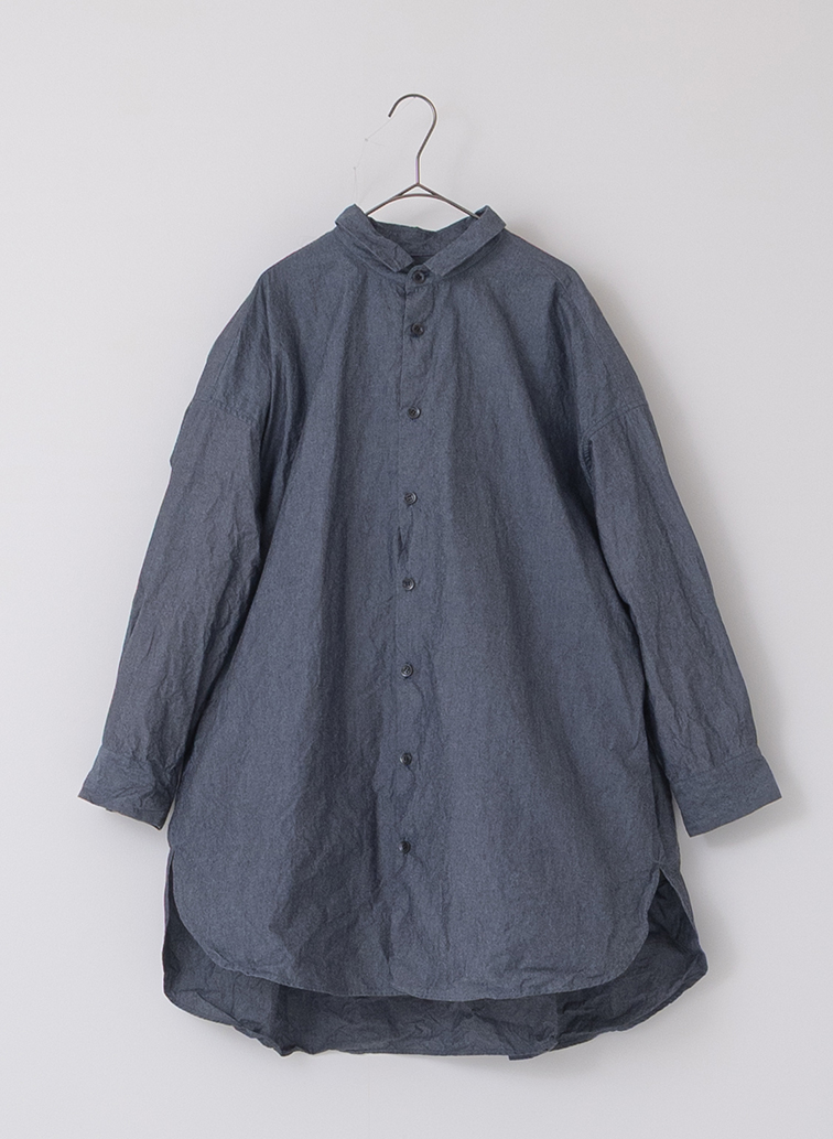タイムレスロングシャツ 詳細画像 Indigo 1