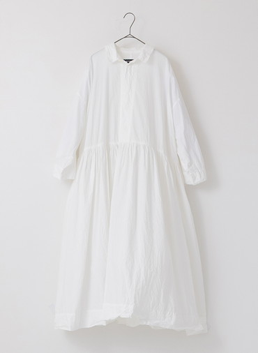 比翼切替ギャザーワンピース 詳細画像 White 1