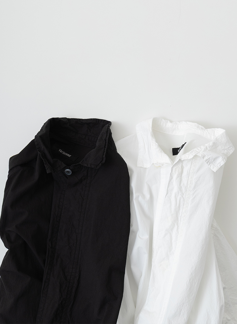 比翼切替ギャザーワンピース 詳細画像 White 1