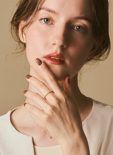 K10ダイヤモンドリング(0.01ct) 詳細画像 White 5