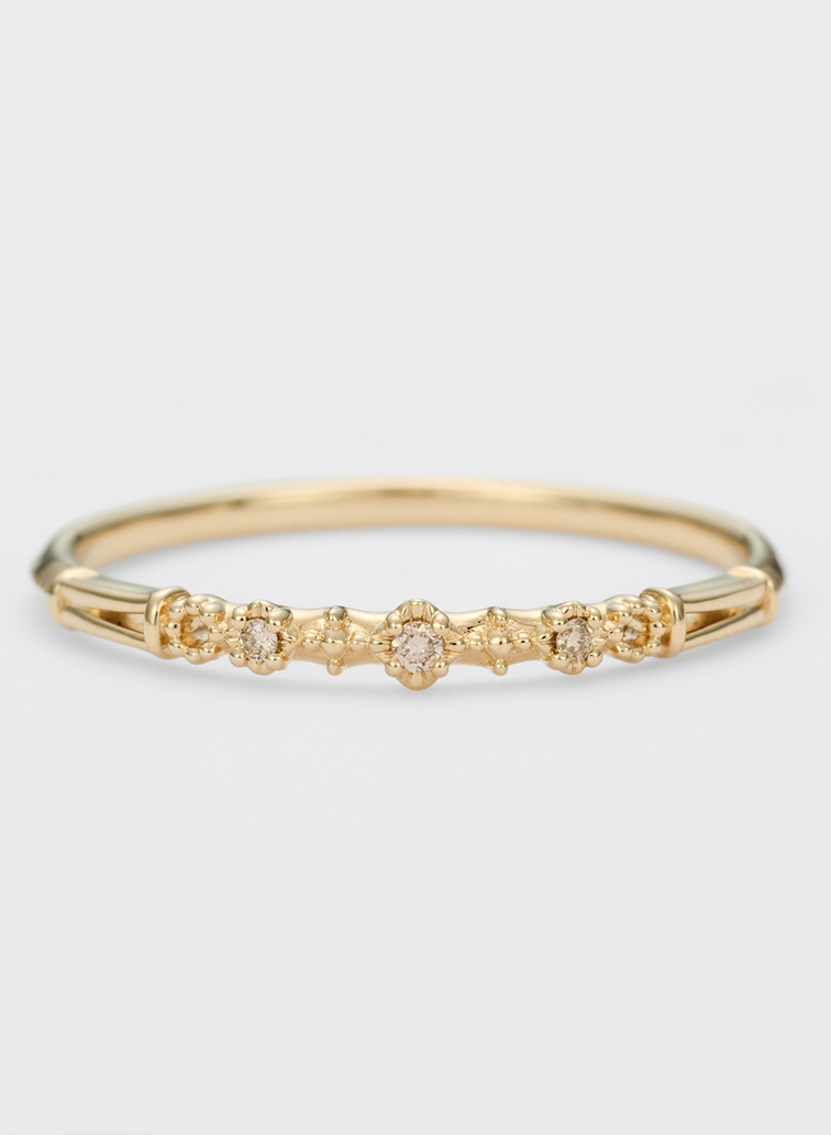 K10ダイヤモンドリング(0.01ct) 詳細画像 White 1