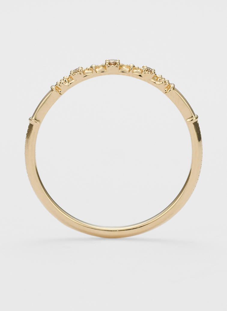 K10ダイヤモンドリング(0.01ct) 詳細画像 White 4