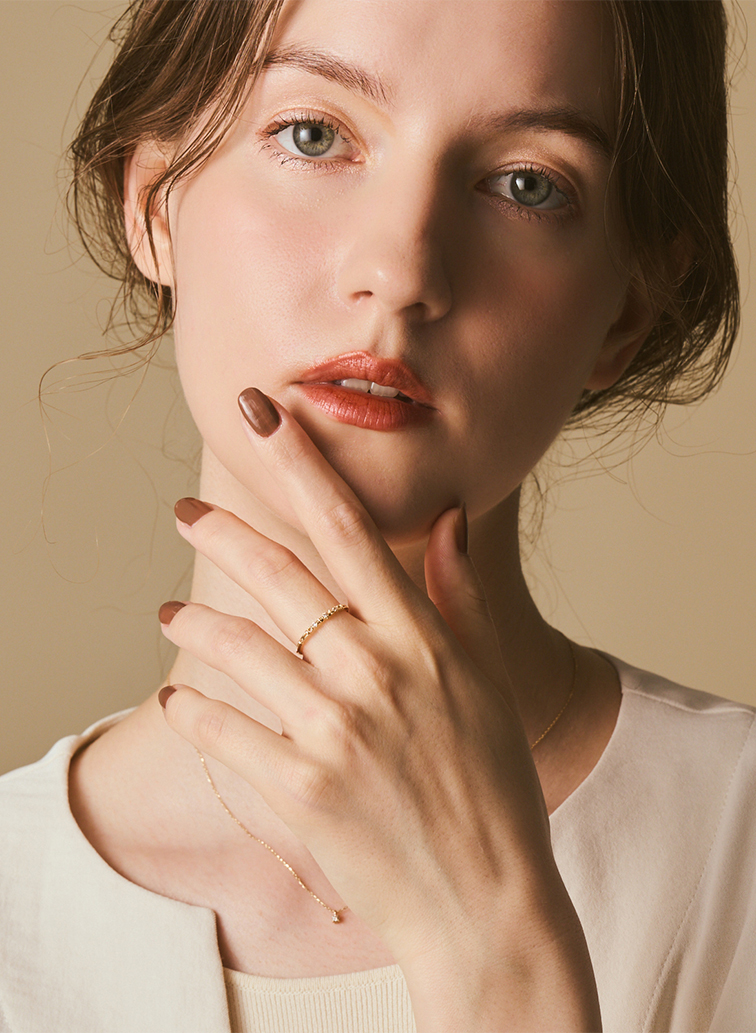 K10ダイヤモンドリング(0.01ct) 詳細画像 White 5