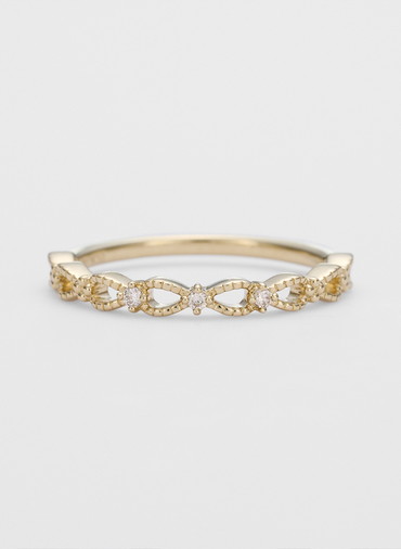 K10ダイヤモンドピンキーリング 詳細画像 White 1