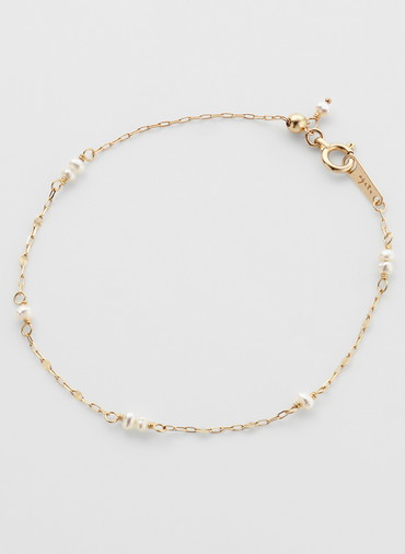 K10パールブレスレット 詳細画像 White 1