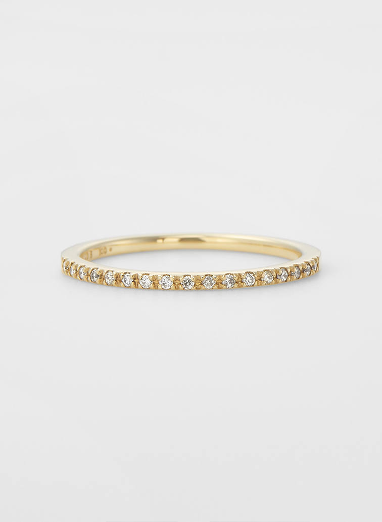 K10ダイヤモンドピンキーリング 詳細画像 White 1