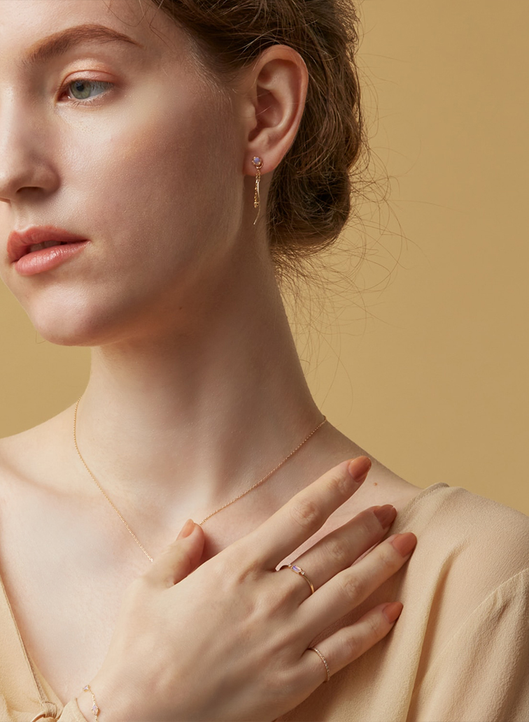 K10ダイヤモンドピンキーリング 詳細画像 White 6