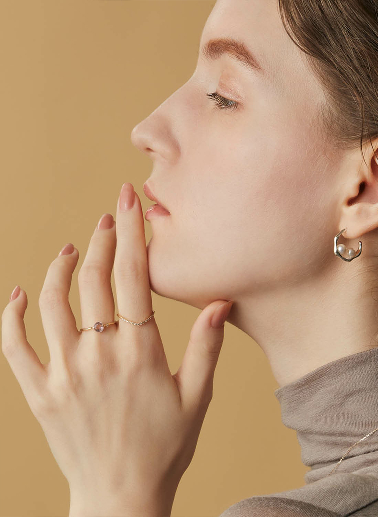 K18ダイヤモンドリング 詳細画像 White 5