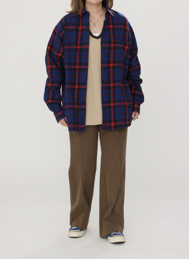 オーセンティックチェックシャツ 詳細画像 Blue 6