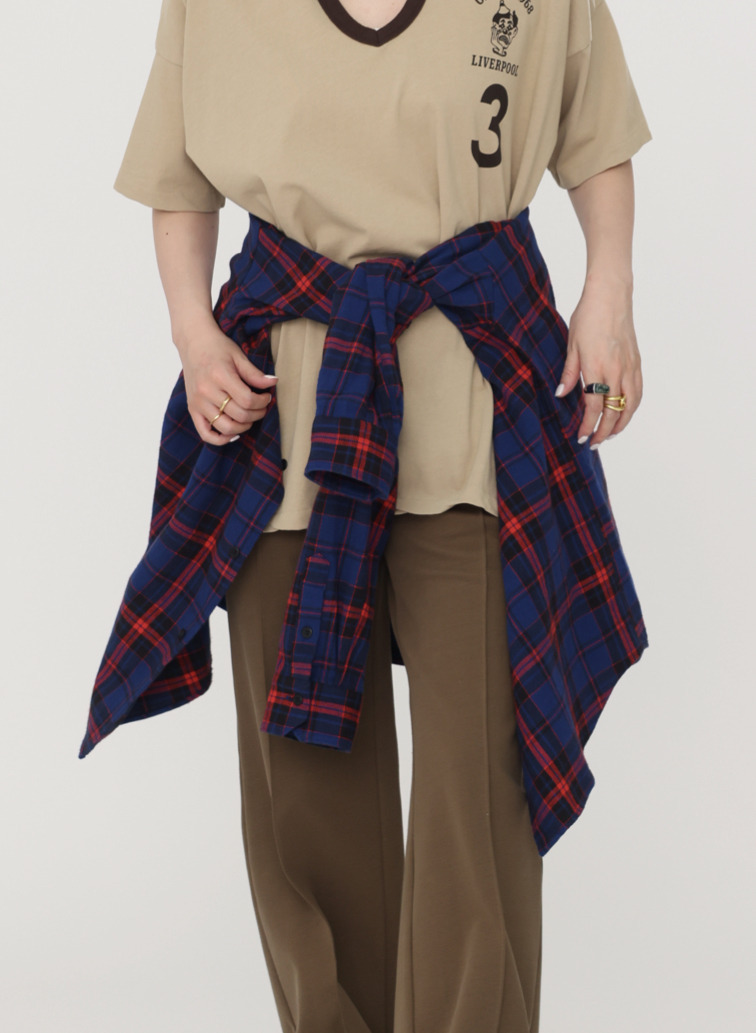 オーセンティックチェックシャツ 詳細画像 Blue 10