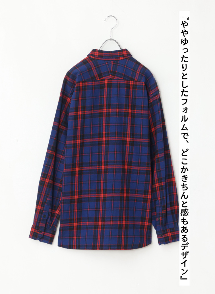 オーセンティックチェックシャツ 詳細画像 Blue 2