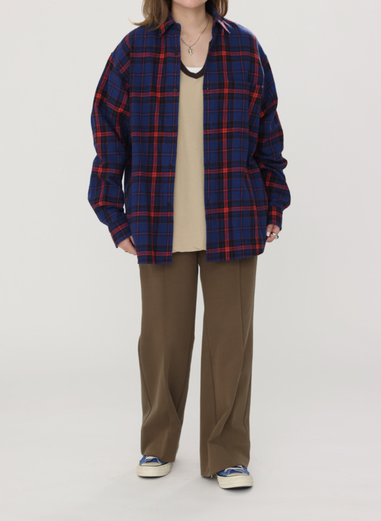 オーセンティックチェックシャツ 詳細画像 Blue 6