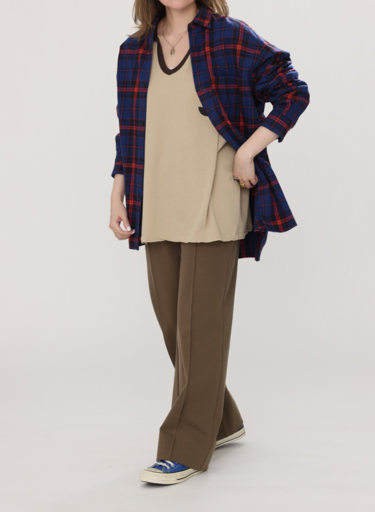 オーセンティックチェックシャツ 詳細画像 Blue 9