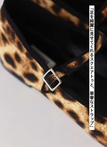 MARY JANE レオパード ストラップシューズ 詳細画像 Other 4