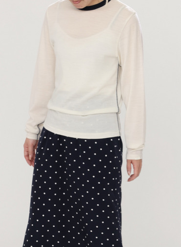 WOOL LONGTEE 詳細画像 White 10