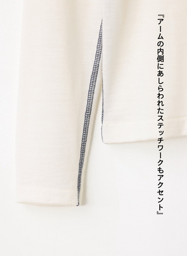 WOOL LONGTEE 詳細画像 White 3