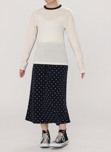 WOOL LONGTEE 詳細画像 White 5