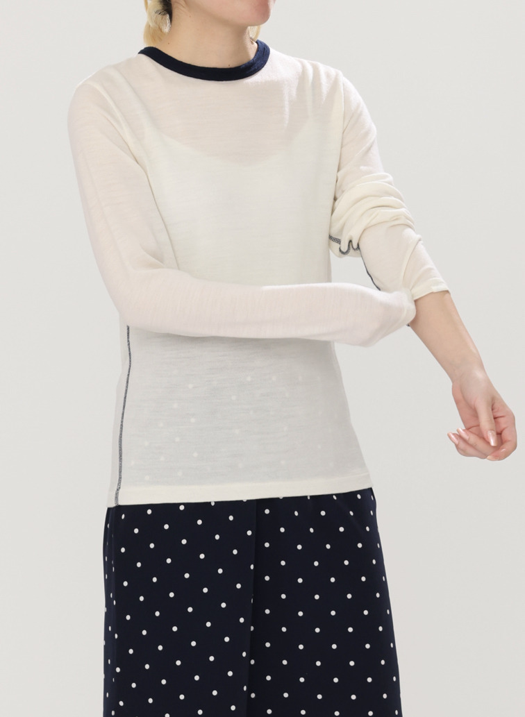 WOOL LONGTEE 詳細画像 White 11