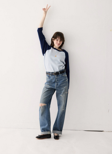 Oblada ベースボールニット 詳細画像 Blue 3