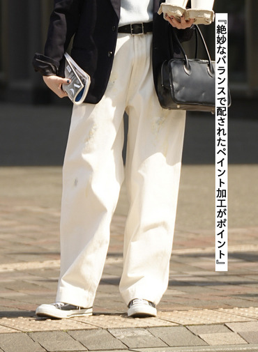 ペイント スケータージーンズ 詳細画像 White 4