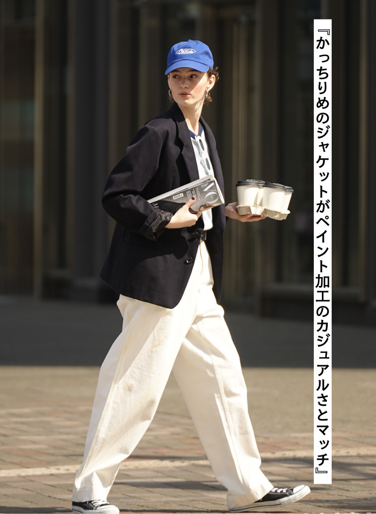 ペイント スケータージーンズ 詳細画像 White 2