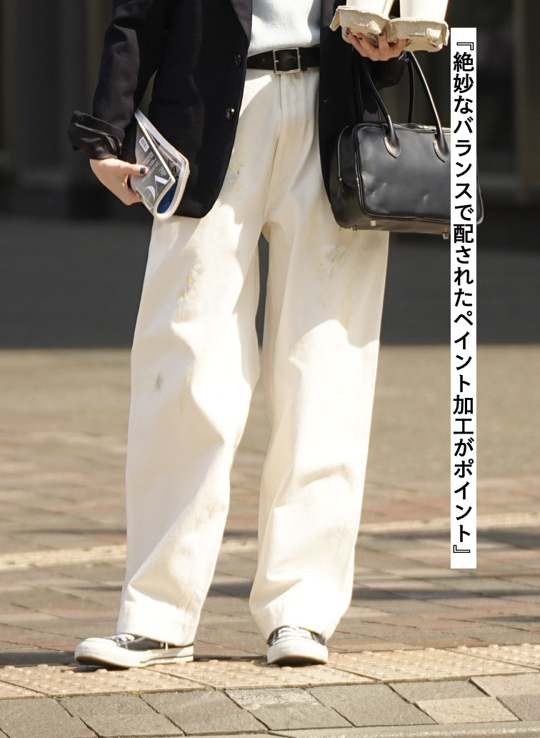 ペイント スケータージーンズ 詳細画像 White 4