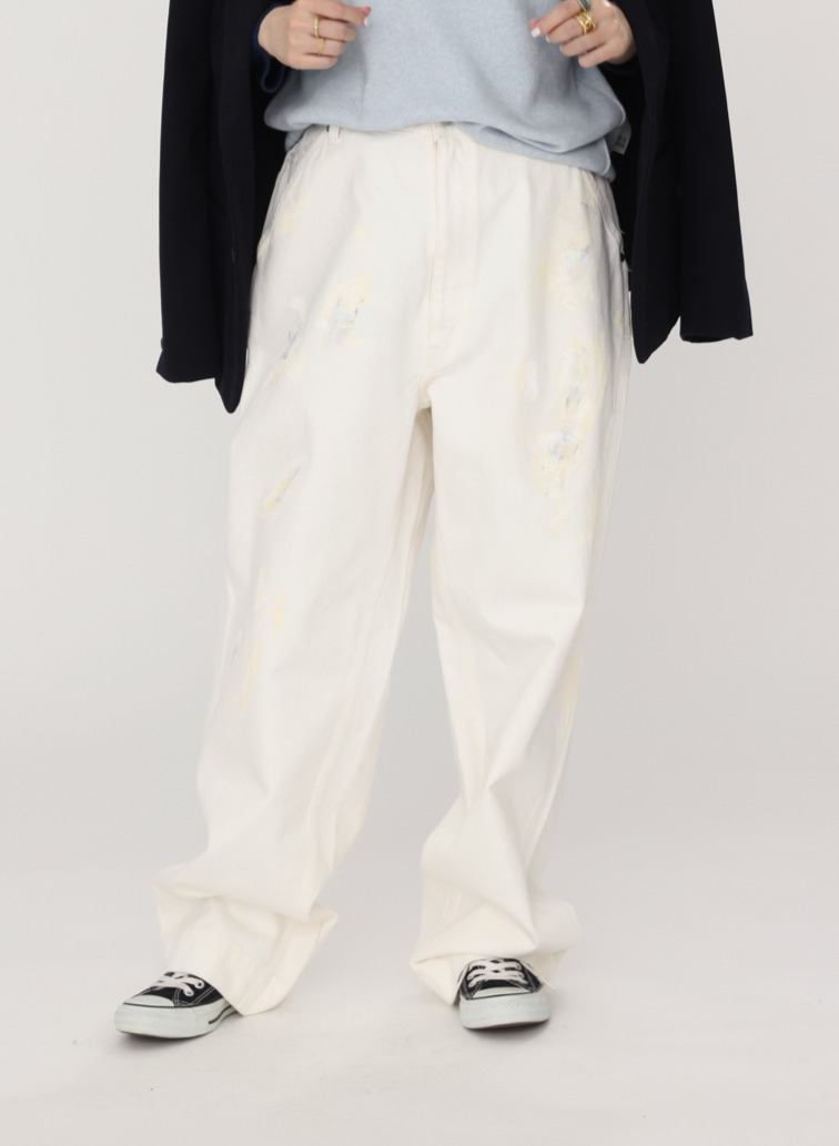 ペイント スケータージーンズ 詳細画像 White 8