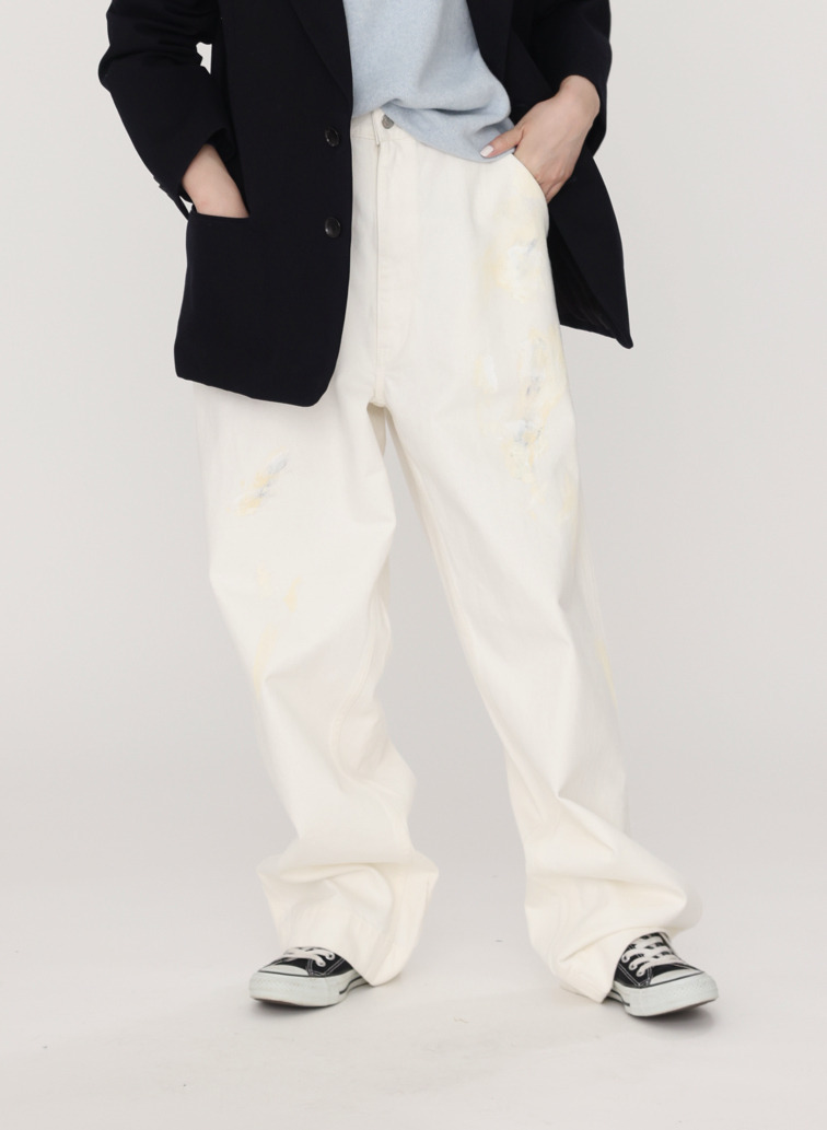ペイント スケータージーンズ 詳細画像 White 9