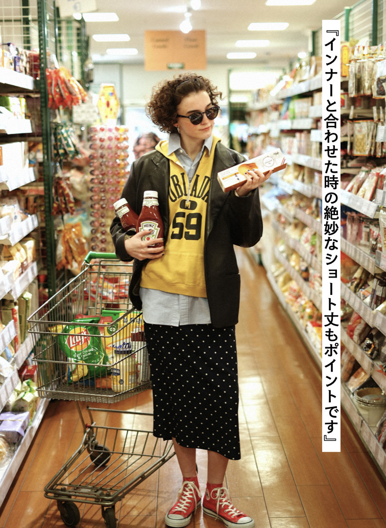 ハーフジップフーディー 詳細画像 Yellow 5