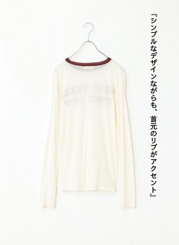 シアーロングTシャツ 詳細画像 White 7