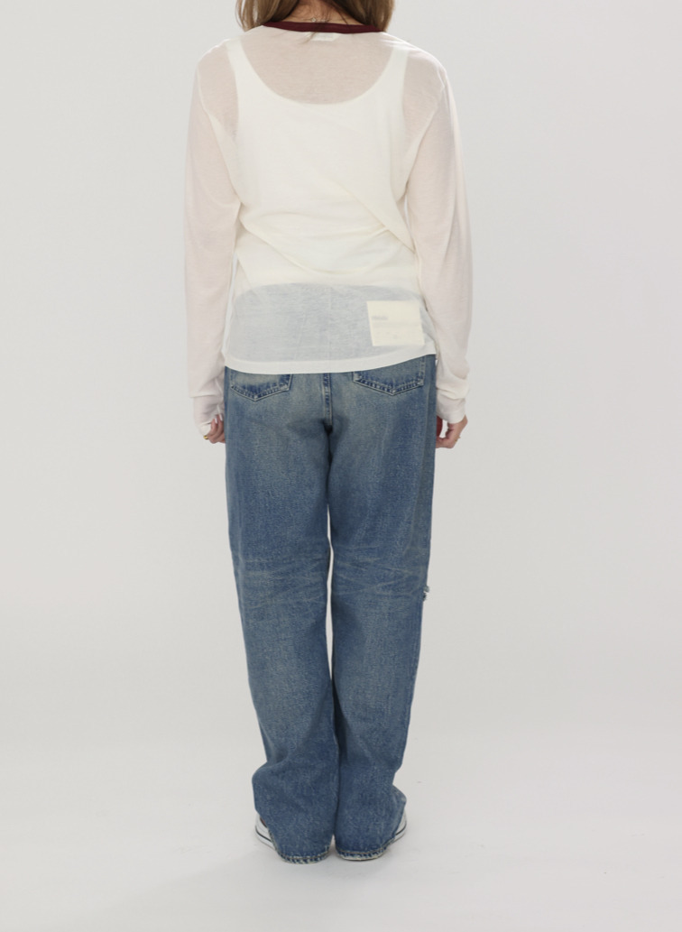 シアーロングTシャツ 詳細画像 White 11