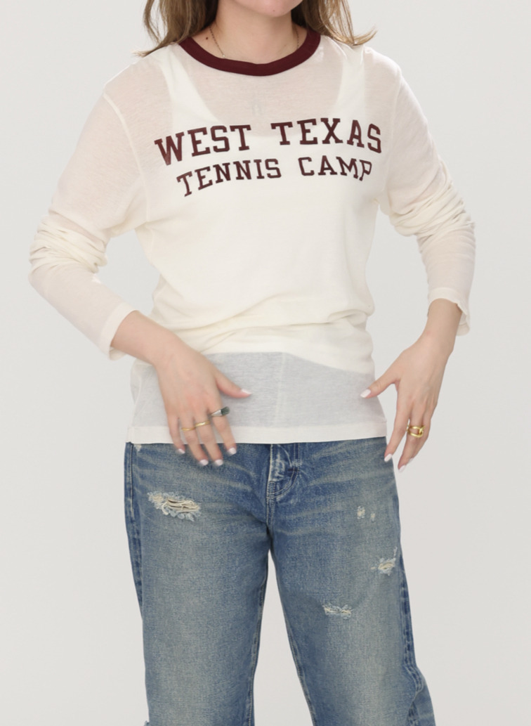 シアーロングTシャツ 詳細画像 White 12