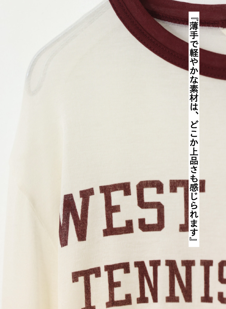 シアーロングTシャツ 詳細画像 White 8