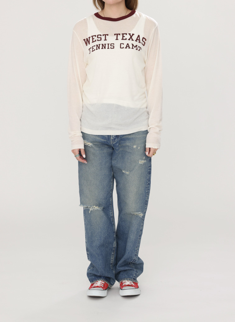 シアーロングTシャツ 詳細画像 White 9