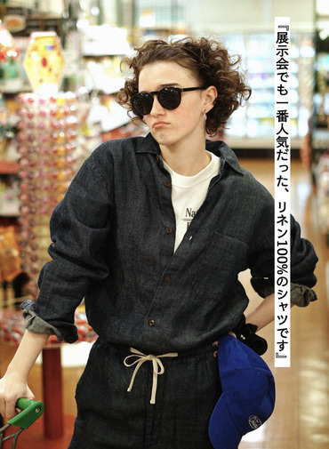 リネンデニムシャツ 詳細画像 Indigo 1