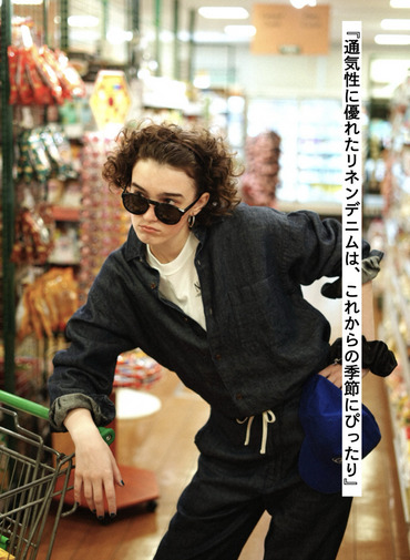 リネンデニムシャツ 詳細画像 Indigo 4