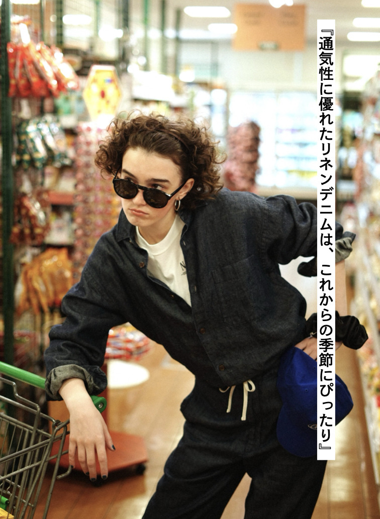 リネンデニムシャツ 詳細画像 Indigo 4