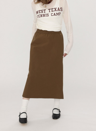 NYLON EASY SKIRT 詳細画像 Khaki 12