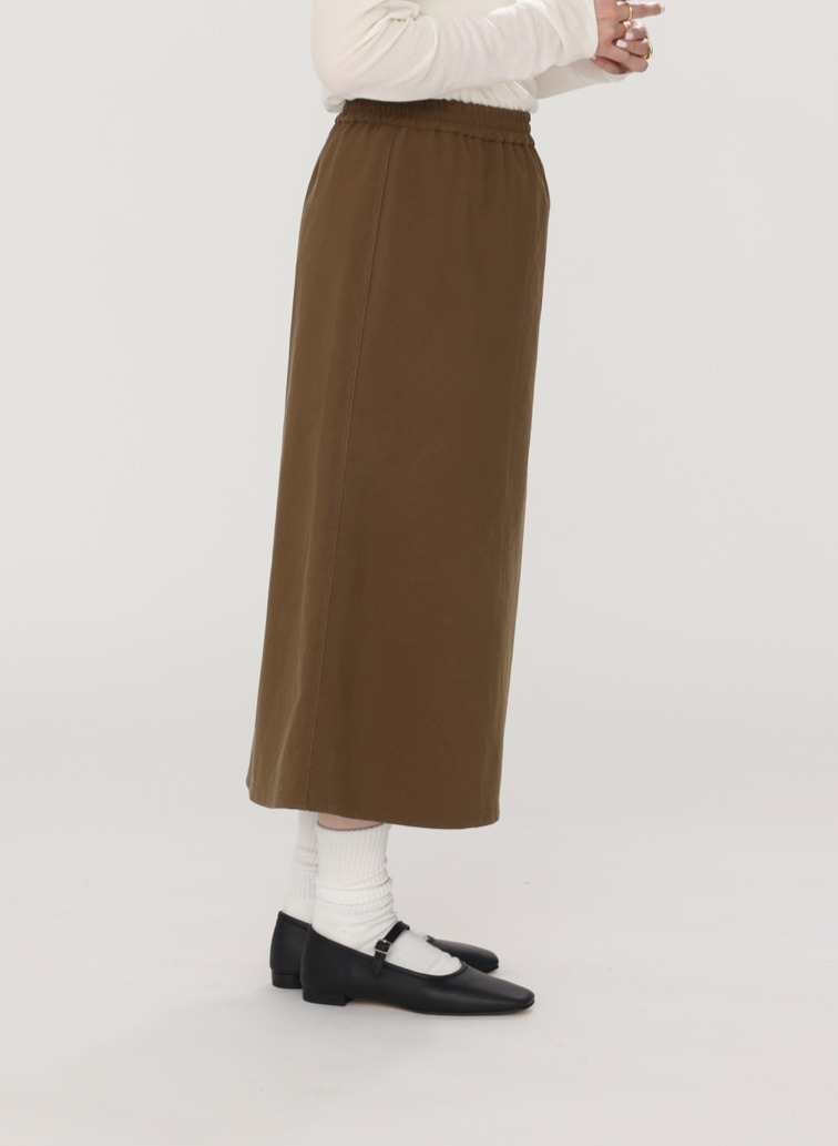 NYLON EASY SKIRT 詳細画像 Khaki 8
