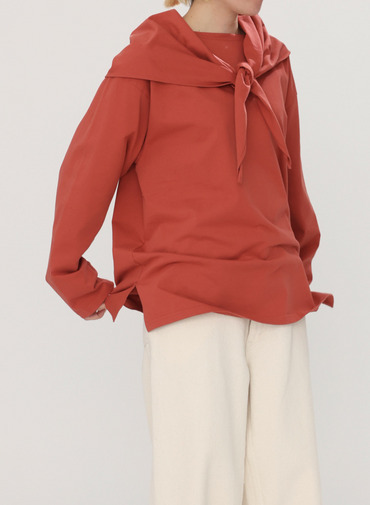 スカーフ付きロングTシャツ 詳細画像 Orange 11