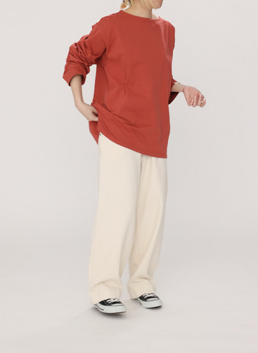 スカーフ付きロングTシャツ 詳細画像 Orange 14