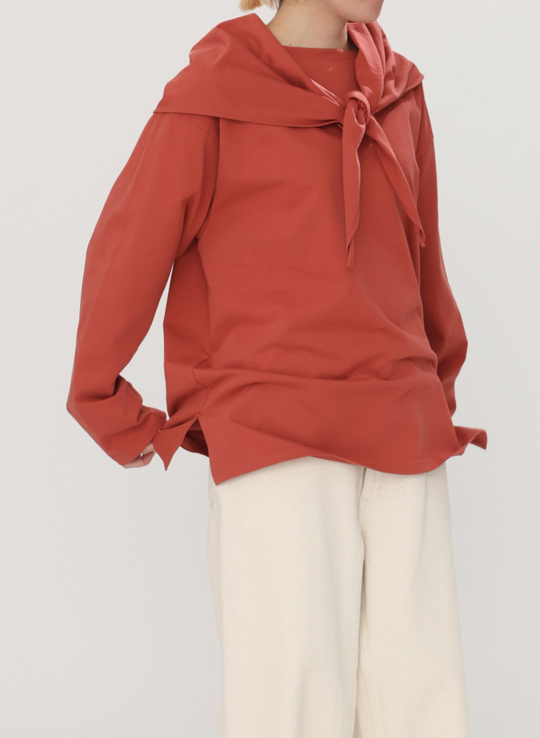 スカーフ付きロングTシャツ 詳細画像 Orange 11