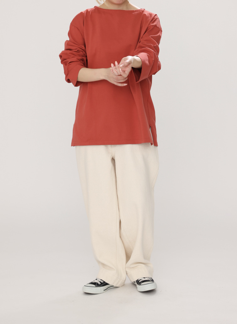 スカーフ付きロングTシャツ 詳細画像 Orange 15