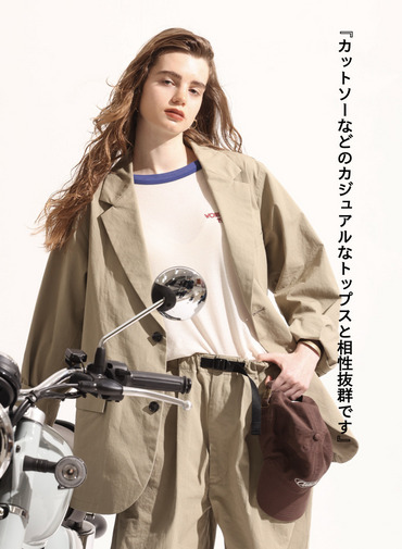 コットンファインジャケット 詳細画像 Beige 3