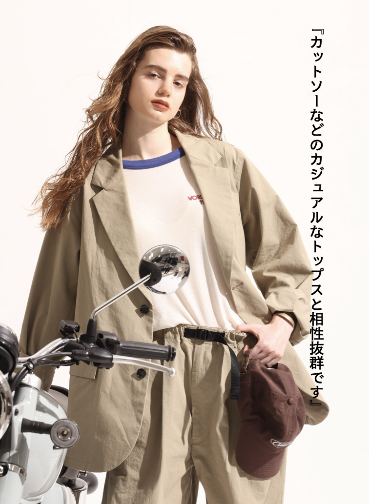 コットンファインジャケット 詳細画像 Beige 3