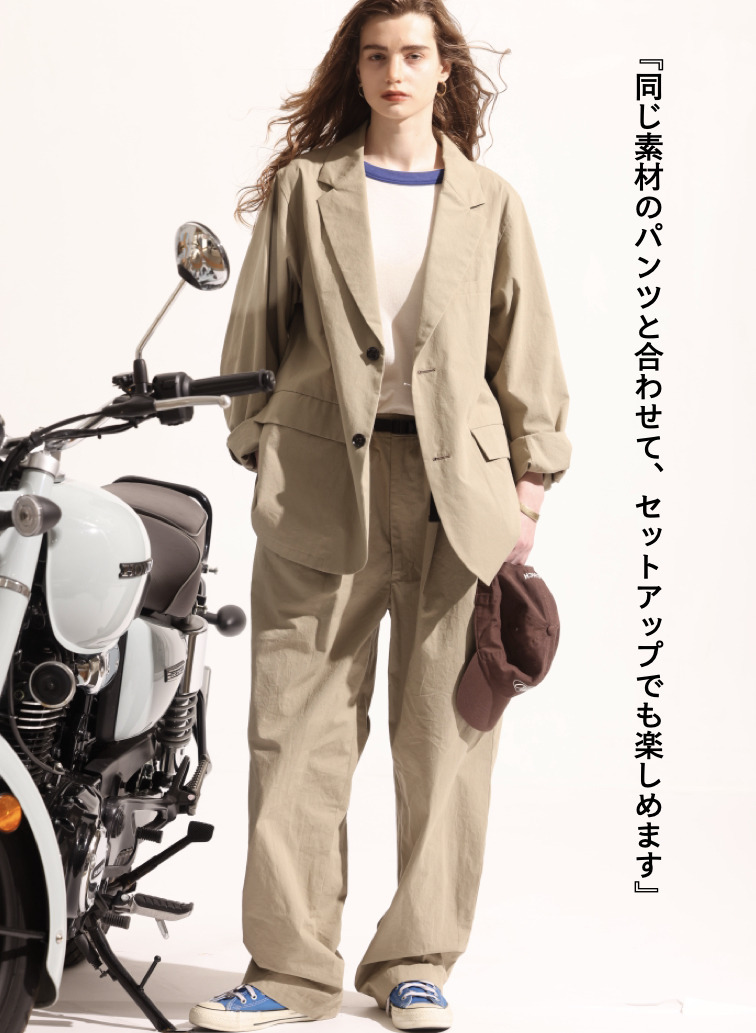 コットンファインジャケット 詳細画像 Beige 4