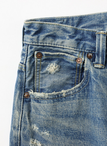 Oblada 1938 クラッシュデニム 詳細画像 Blue 7