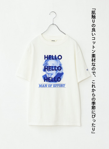&ldquo;HELLO&rdquo; Tシャツ 詳細画像 White 6