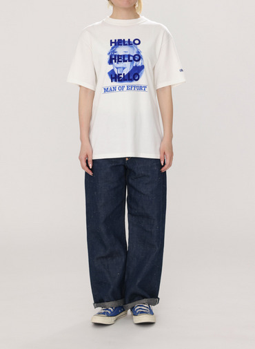 &ldquo;HELLO&rdquo; Tシャツ 詳細画像 White 9