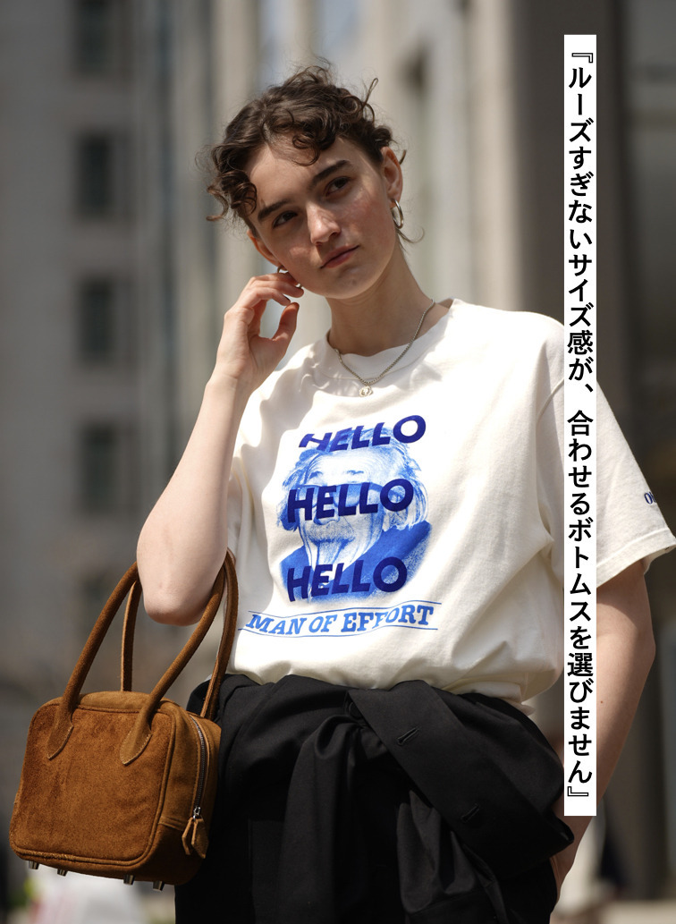&ldquo;HELLO&rdquo; Tシャツ 詳細画像 White 4